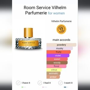 Room Service by Vilhelm Parfumerie sample